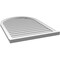 Ekena Millwork Round Top Surface Mount PVC Gable Vent w/ 2"W x 2"P Brickmould Sill Frame, 30"W x 42"H GVPRT30X4203SN - alternate 4